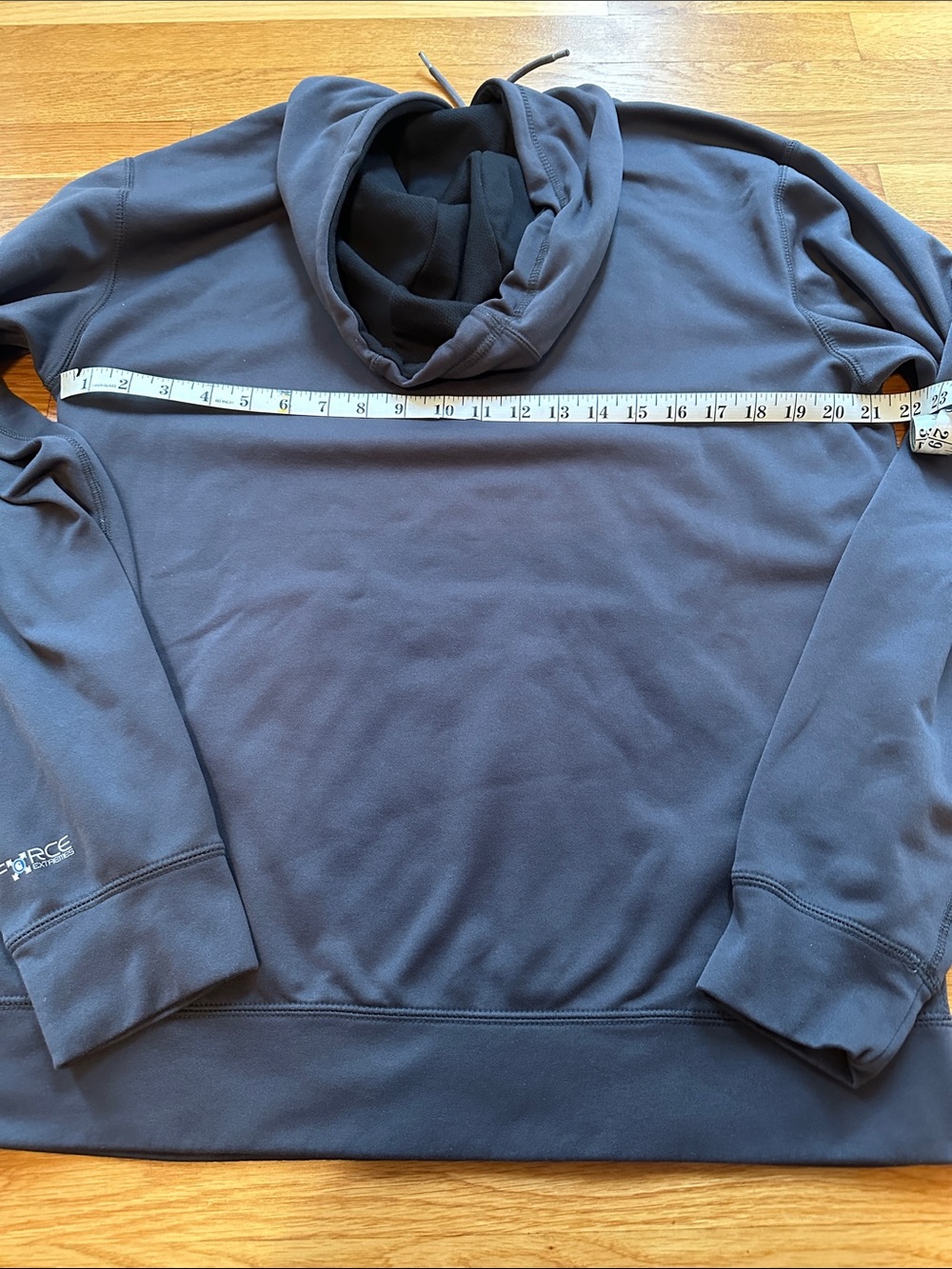 Carhartt Gray Hoodie size Medium with Red Logo like new condition - Picture 6 of 8